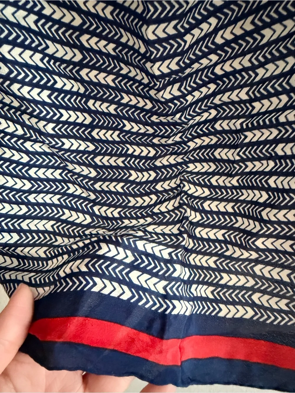 Anne Klein Square Geometric Print Scarf